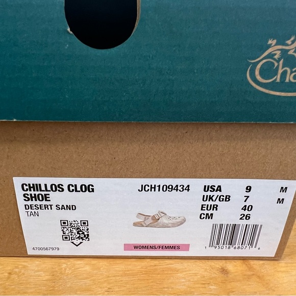 Chacos Chillon Women's Clog Shoe Size 9 Desert Sand (Tan) New With Box - Picture 6 of 7